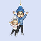 皆様、メリークリスマス！ - 家族みんなで作る、パーソナライズされたカスタムレザーオーナメント - おばあちゃんへのクリスマスプレゼント